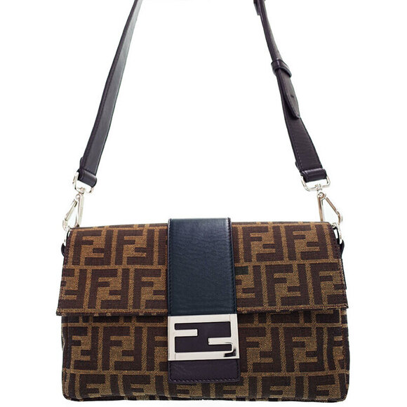 Fendi Handbags - FENDI Zucca Baguette Bag Shoulder